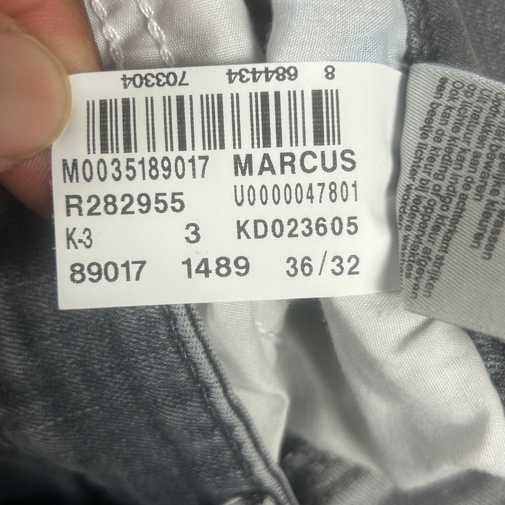 Mavi Marcus Slim Straight Leg Jeans Mens 36x32 Gray Stretch Denim M0035189017 - Picture 6 of 9